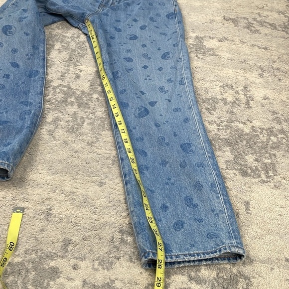 J Crew Slouchy Boyfriend Jean in Bandana Paisley Yin Yang High Rise Sz 27 - Picture 9 of 12
